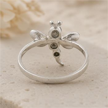 No Reserve 925 Sterling Silver 0.00 Ct Plain Ring 8 US Ring Size