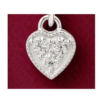 No Reserve 925 Sterling Silver 0.30 Ct Round Cubic Zirconia Pendant