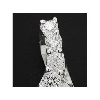 No Reserve 925 Sterling Silver 0.36 Ct Round Cubic Zirconia Pendant