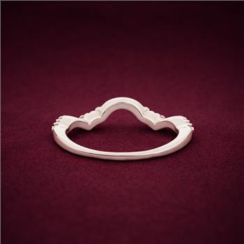 No Reserve 925 Sterling Silver 0.89 Ct Cubic Zirconia Ring