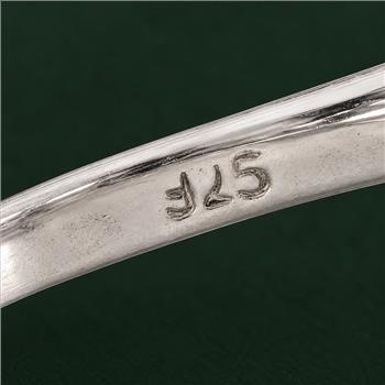 No Reserve 925 Sterling Silver 0.93 Ct Cubic Zirconia Ring 6  US Ring Size