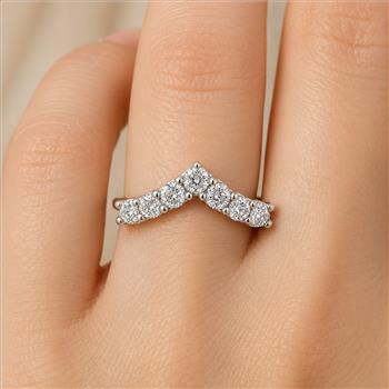 No Reserve 925 Sterling Silver 0.94 Ct Cubic Zirconia Ring 7 US Ring Size
