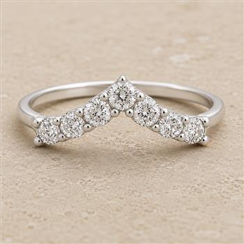 No Reserve 925 Sterling Silver 0.94 Ct Cubic Zirconia Ring 7 US Ring Size