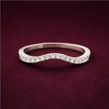 No Reserve 925 Sterling Silver 0.96 Ct Cubic Zirconia Ring 9 US Ring Size