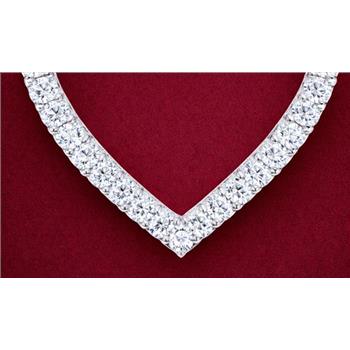 No Reserve 925 Sterling Silver 0.98 Ct Round Cubic Zirconia Pendant