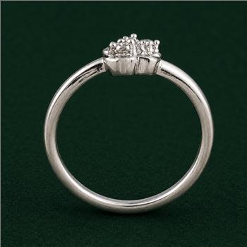 No Reserve 925 Sterling Silver 1.02 Ct Cubic Zirconia Ring 6  US Ring Size