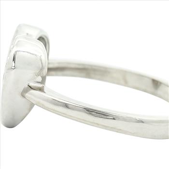 No Reserve 925 Sterling Silver 1.05 Ct Cubic Zirconia Ring 6 US Ring Size