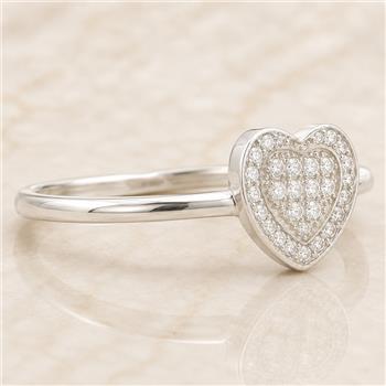 No Reserve 925 Sterling Silver 1.13 Ct Cubic Zirconia Ring 7.5 US Ring Size