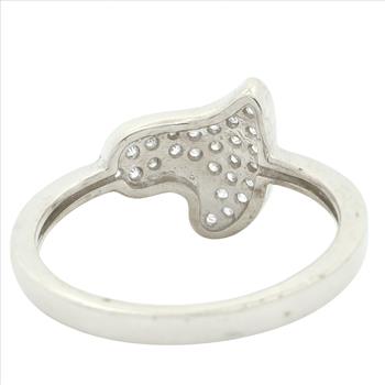 NO RESERVE 925 Sterling Silver 1.16 Ct Cubic Zirconia Ring 7 US Ring Size