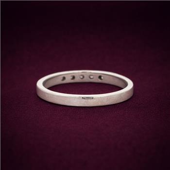 No Reserve 925 Sterling Silver 1.19 Ct Cubic Zirconia Ring 6 US Ring Size