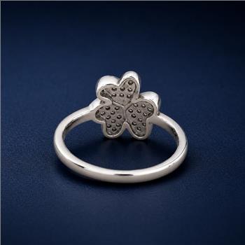 No Reserve 925 Sterling Silver 1.20 Ct Cubic Zirconia Ring 6.5 US Ring Size