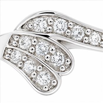 No Reserve 925 Sterling Silver 1.21 Ct Cubic Zirconia Ring 6 US Ring Size