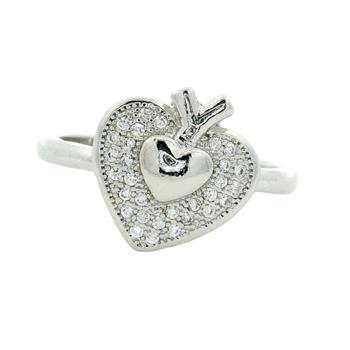 No Reserve 925 Sterling Silver 1.21 Ct Cubic Zirconia Ring 6.5 US Ring Size