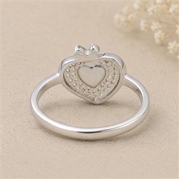 No Reserve 925 Sterling Silver 1.21 Ct Cubic Zirconia Ring 6.5 US Ring Size