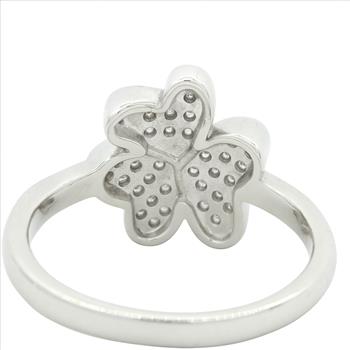 No Reserve 925 Sterling Silver 1.21 Ct Cubic Zirconia Ring