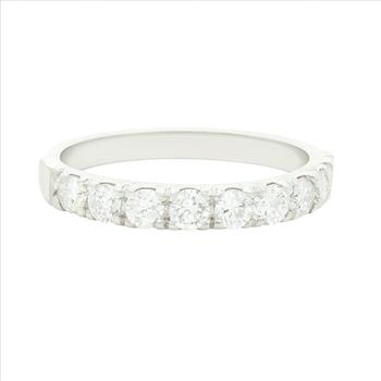 No Reserve 925 Sterling Silver 1.55 Ct Cubic Zirconia Ring 6 US Ring Size