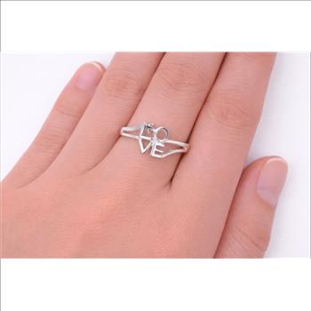 No Reserve 925 Sterling Silver Solid Ring 11 US Ring Size