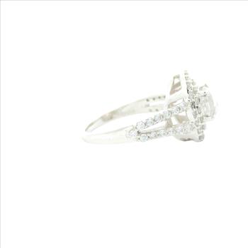 NO RESERVE 9.44 Ct Cubic Zirconia 925 Sterling Silver Ring