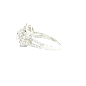 NO RESERVE 9.44 Ct Cubic Zirconia 925 Sterling Silver Ring