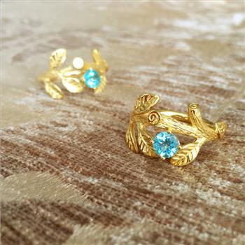 NO RESERVE Blue Topaz 925 Sterling Silver Ring