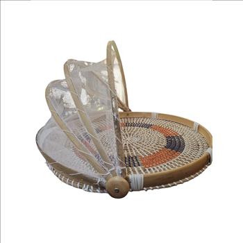 Picnic Natural Bamboo Food Cover