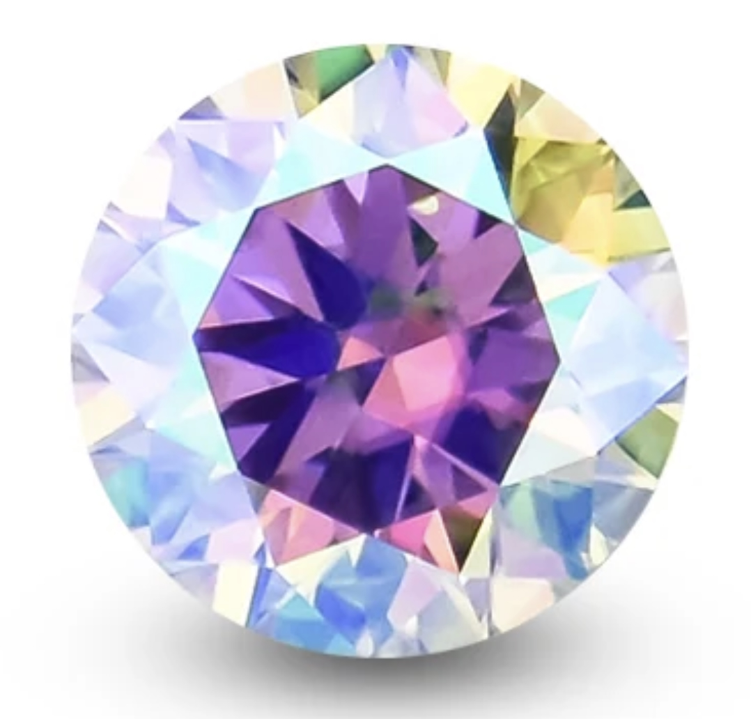 Moissanite Lab Diamond Unmounted 5.0ct Aurora Round Stone