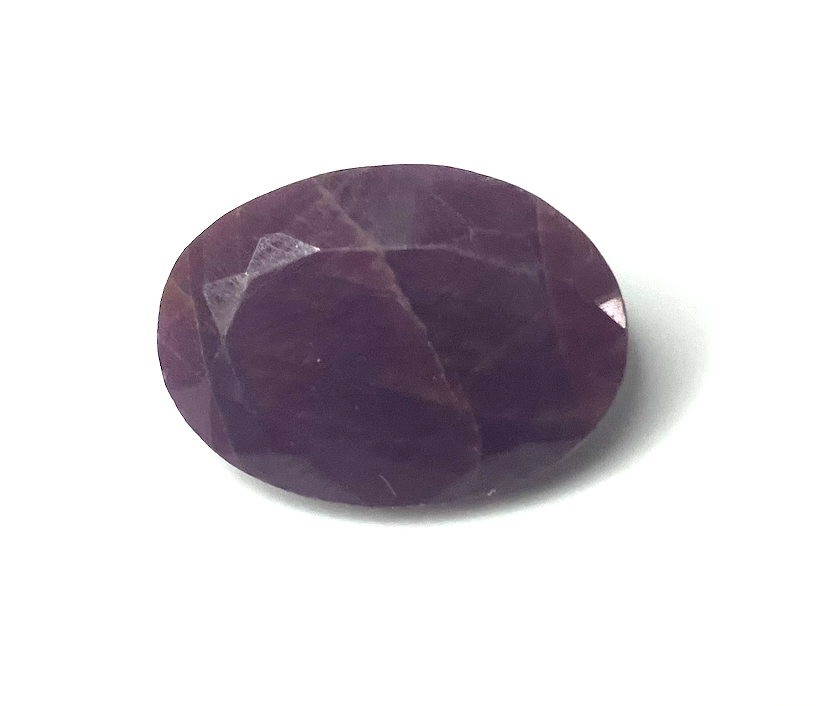 Natural Ruby Unmounted 12.6 Carat Oval Cut Gemstone 