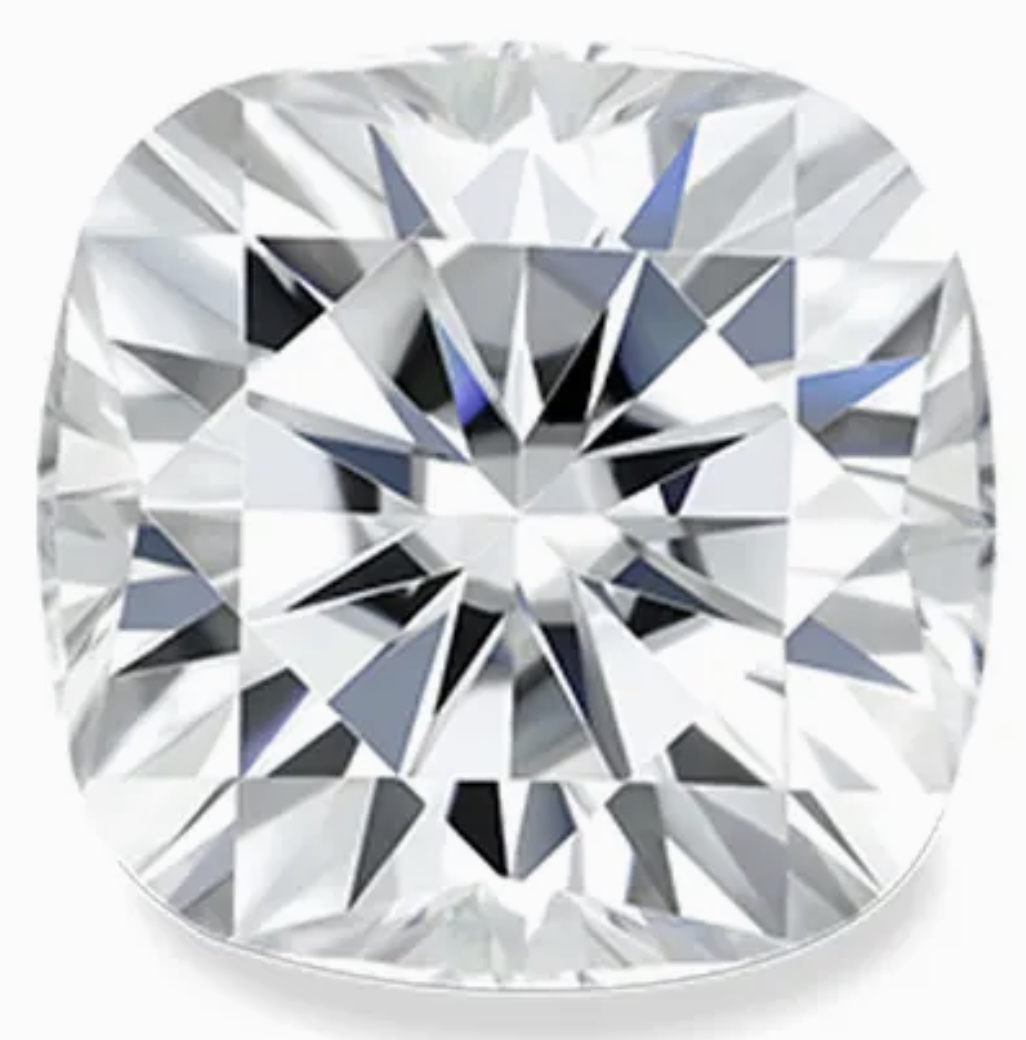 Moissanite Unmounted 1.0ct Cushion Cut Stone