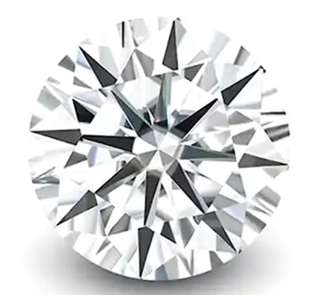 Moissanite Unmounted 6.0 Carat Round Stone