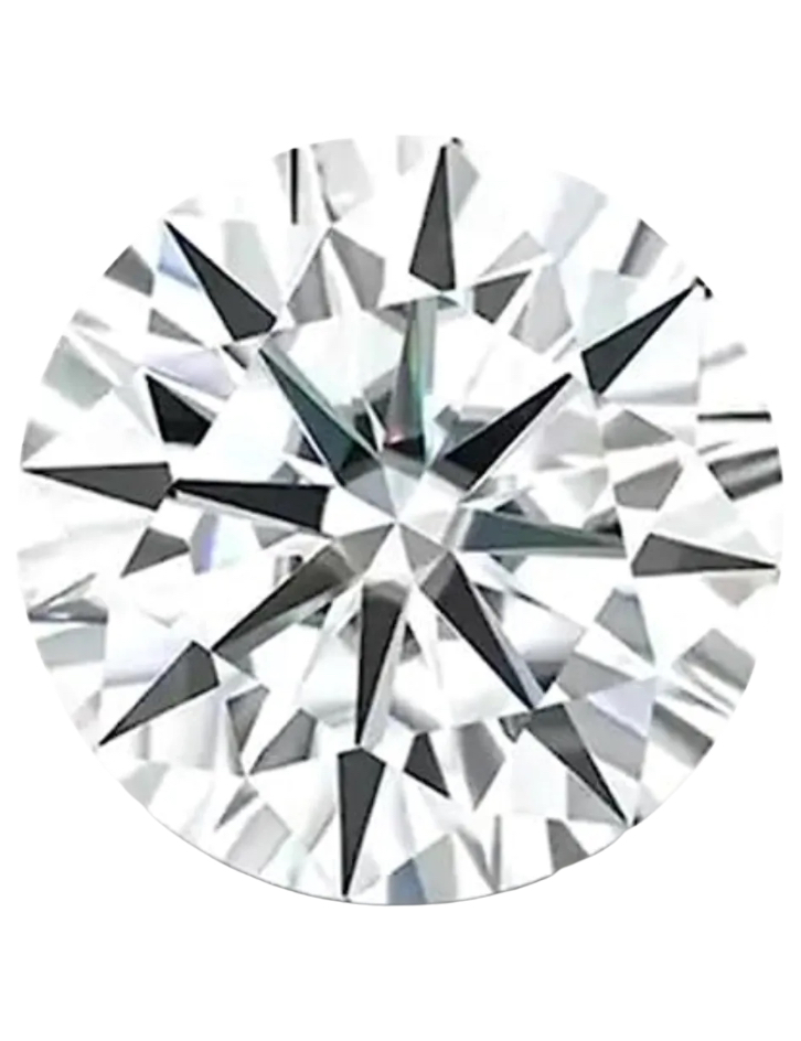 Moissanite Unmounted 3.0ct Round Stone
