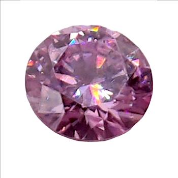 Moissanite Unmounted 4.0ct Sakura Pink Round Stone
