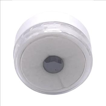 Moissanite Unmounted 1.0ct Black Round Stone