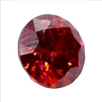 Moissanite Unmounted 1.ct Pigeon Blood Round Stone