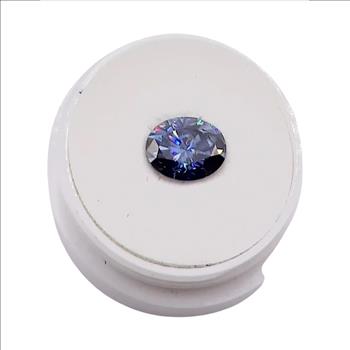 Moissanite Unmounted 3.0ct Sapphire Blue Oval Stone