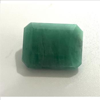 Natural Emerald Unmounted 16.7 Carat Emerald Cut Gemstone