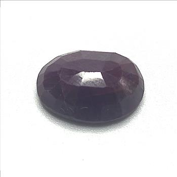 Natural Ruby Unmounted 12.6 Carat Oval Cut Gemstone 
