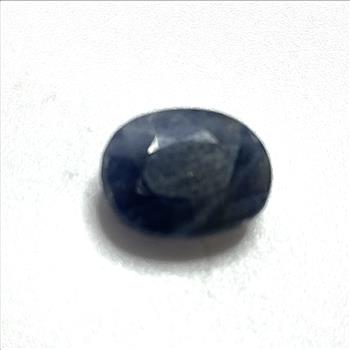 Natural Blue Sapphire Unmounted 8.4 Carat Oval Cut Gemstone