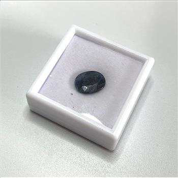 Natural Blue Sapphire Unmounted 8.4 Carat Oval Cut Gemstone