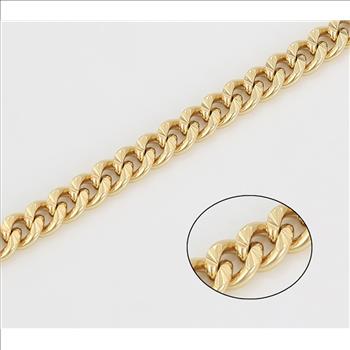 Cuban Link 7.0mm 14K Gold Plated Set