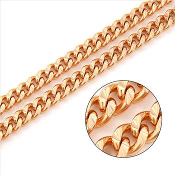 Cuban Link 7.0mm 18K Gold Plated Necklace