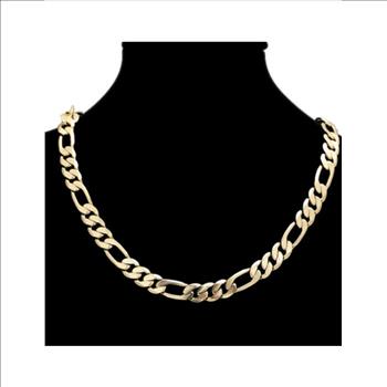 Cuban Link 9.0mm 14K Gold Plated Necklace