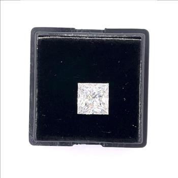 Moissanite Unmounted 4.0ct Princess Cut Stone