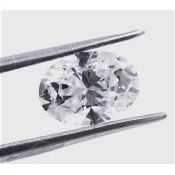 Moissanite Unmounted 1.0ct Oval Stone