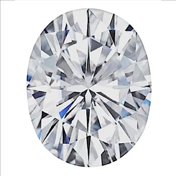 Moissanite Unmounted 4.0ct Oval Stone