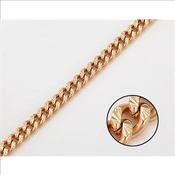 Cuban Link 7.0mm 18K Gold Plated Bracelet