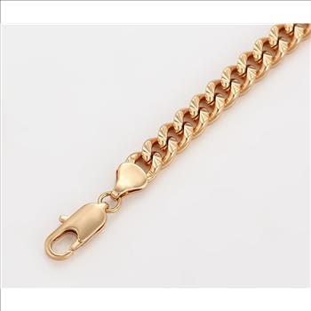 Cuban Link 7.0mm 18K Gold Plated Bracelet