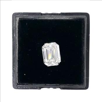 Moissanite  Unmounted 2.0ct Emerald Cut Stone