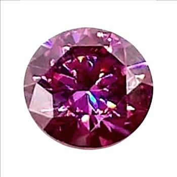 Moissanite Unmounted 2.0ct Amethyst Round Stone