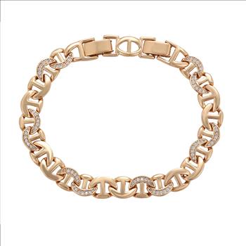 8.0mm 14K Gold Plated Bracelet
