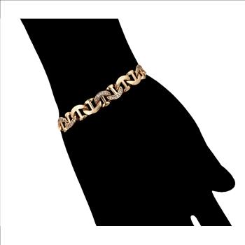 8.0mm 14K Gold Plated Bracelet
